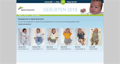 Desktop Screenshot of geburten.dregion.ch