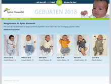 Tablet Screenshot of geburten.dregion.ch